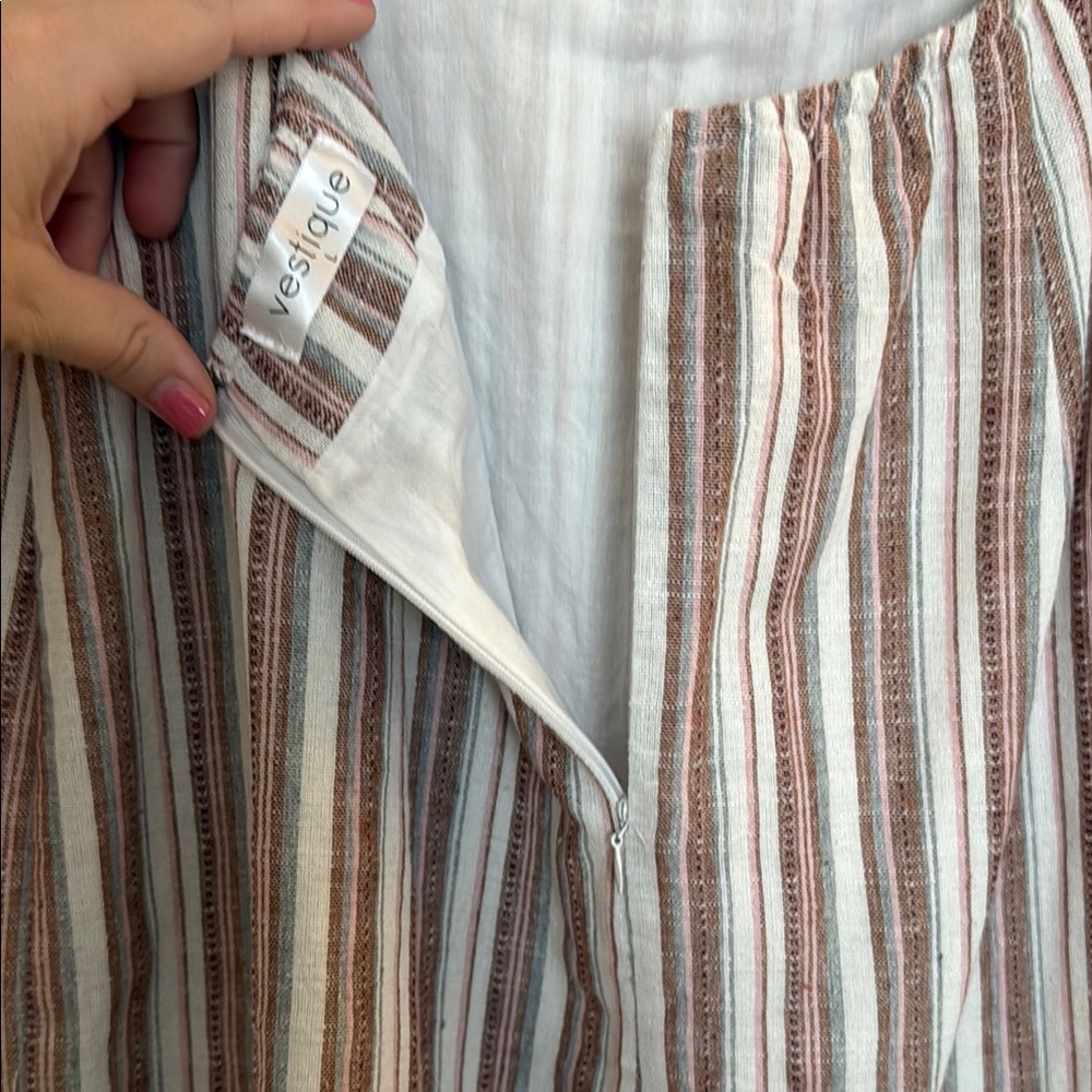 Striped Ruffle Dress - Picture 8 of 8